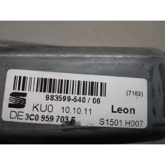Motor Elevalunas Trasero Derecho para Seat Leon (1P1)