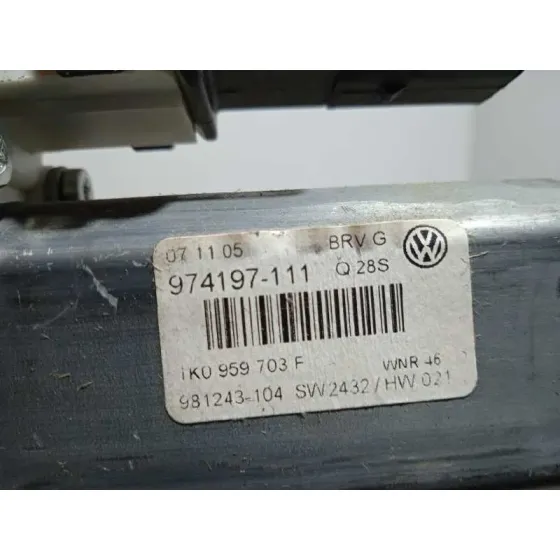Motor Elevalunas Trasero Izquierdo para Volkswagen Passat Berlina (3C2)