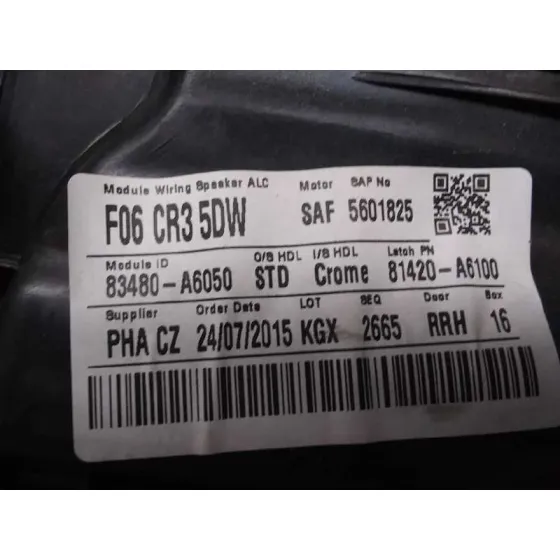Elevalunas Trasero Derecho para Hyundai I30 (Gd)