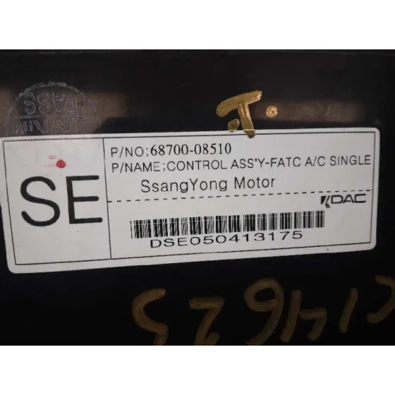 Mando Climatizador para Ssangyong Rexton