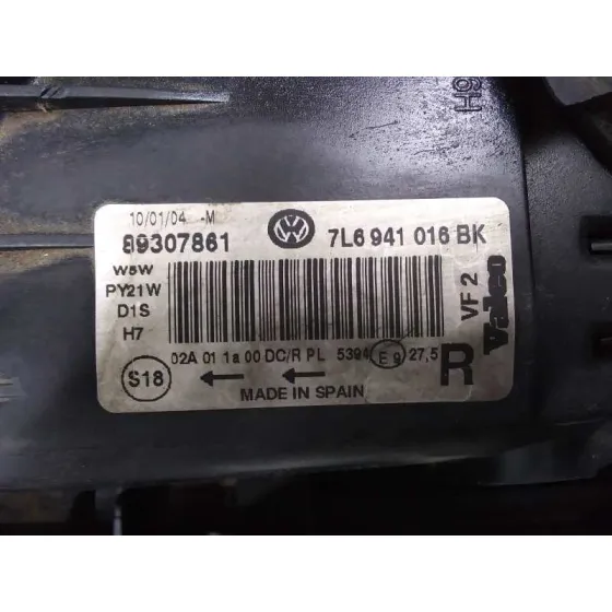 Faro Derecho para Volkswagen Touareg (7La)