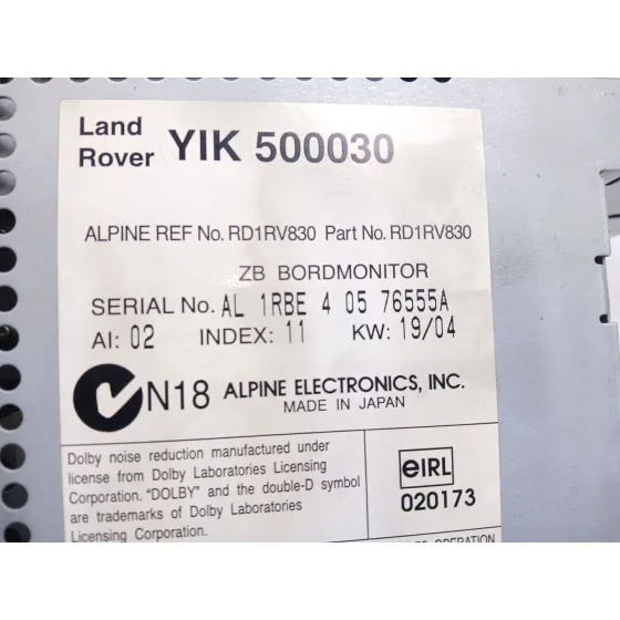 Sistema Audio / Radio Cd para Land Rover Range Rover (Lm)