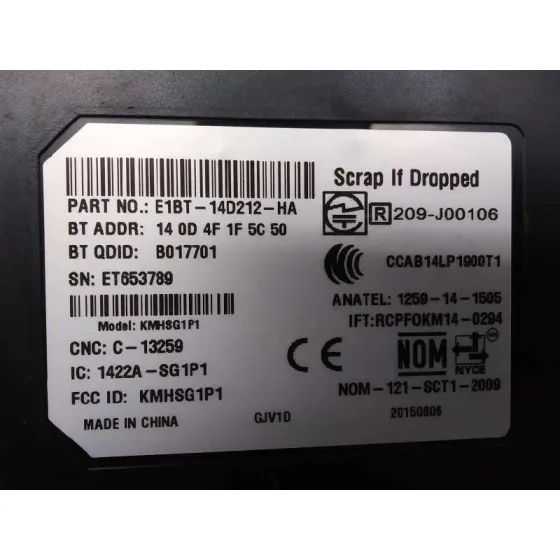 Modulo Electronico para Ford Focus Lim.