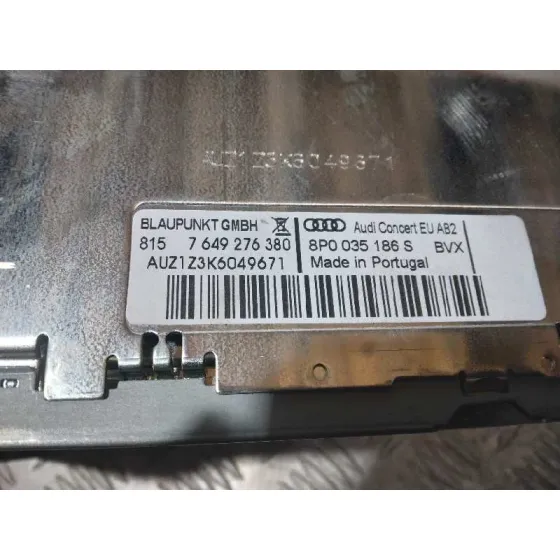 Sistema Audio / Radio Cd para Audi A3 Sportback (8P)