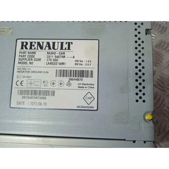 Sistema Navegacion Gps para Renault Captur