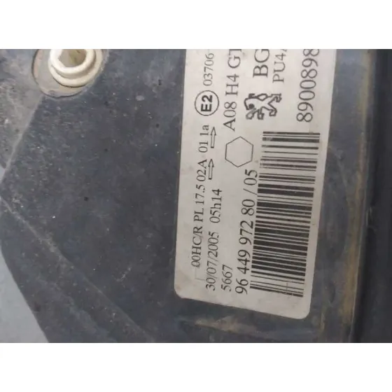Faro Izquierdo para Peugeot 1007