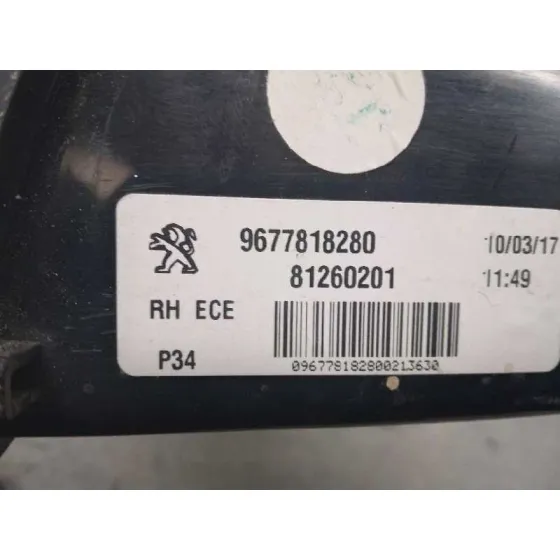 Piloto Trasero Derecho Interior para Peugeot 308