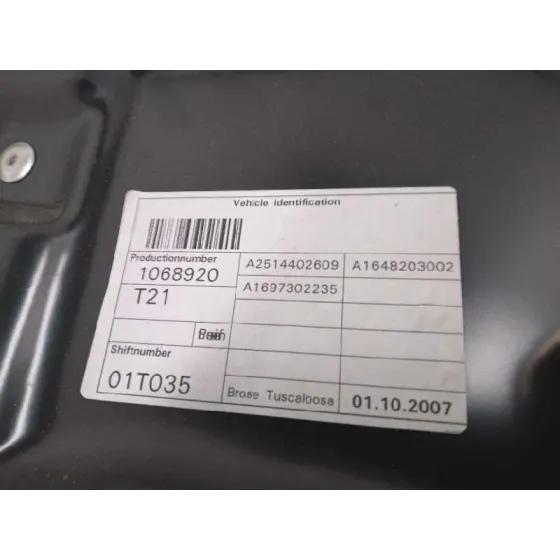Elevalunas Trasero Derecho para Mercedes-Benz Clase R (W251)