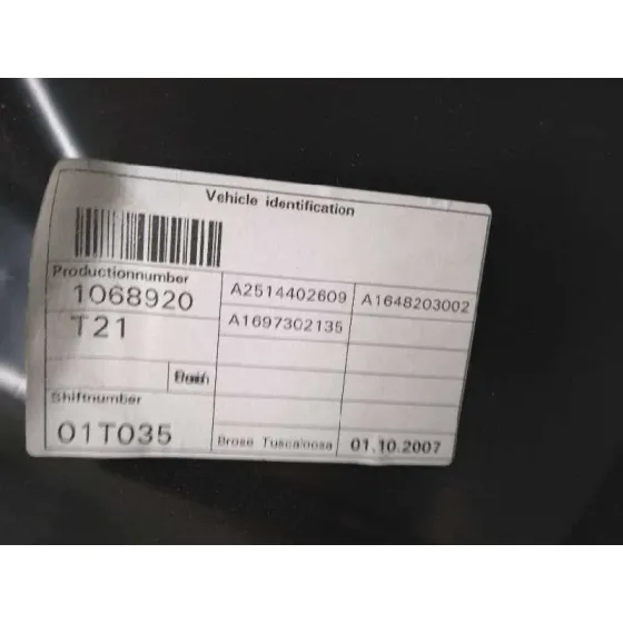 Elevalunas Trasero Izquierdo para Mercedes-Benz Clase R (W251)