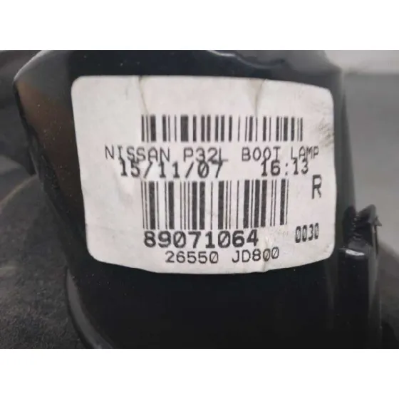 Piloto Trasero Derecho Interior para Nissan Qashqai (J10)
