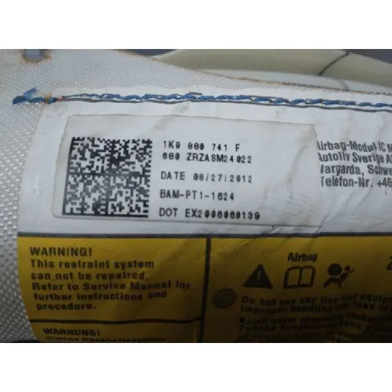 Airbag Cortina Delantero Izquierdo para Volkswagen Golf Vi Variant (Aj5)