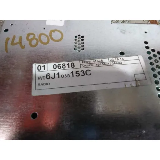 Sistema Audio / Radio Cd para Seat Ibiza (6J5)