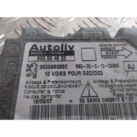 Centralita Airbag para Peugeot 407