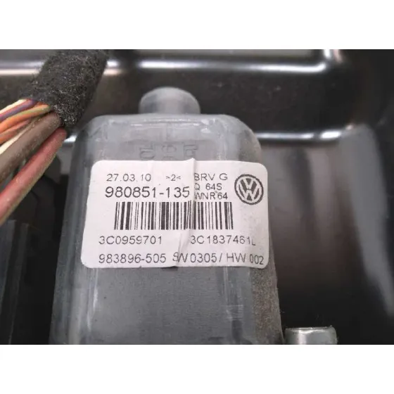 Elevalunas Delantero Izquierdo para Volkswagen Passat Berlina (3C2)