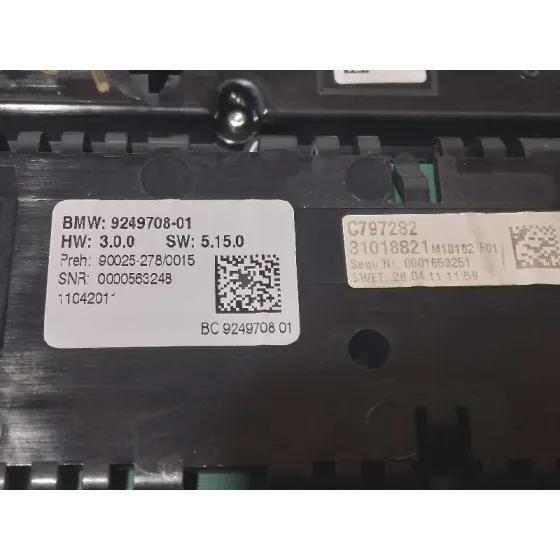 Mando Climatizador para Bmw Serie 5 Touring (F11)