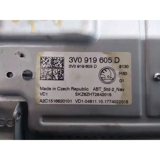 Sistema Navegacion Gps para Skoda Superb (3V3)