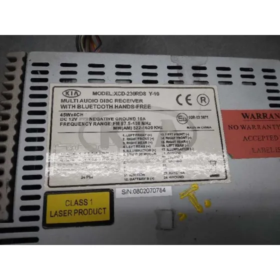 Sistema Audio / Radio Cd para Kia Sportage