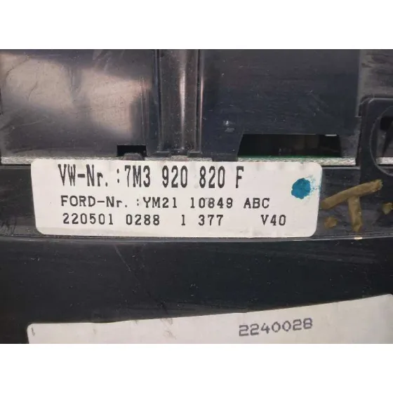 Cuadro Instrumentos para Volkswagen Sharan (7M6/7M9)