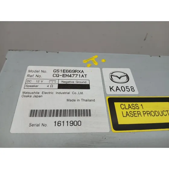 Sistema Audio / Radio Cd para Mazda 6 Lim. (Gh)