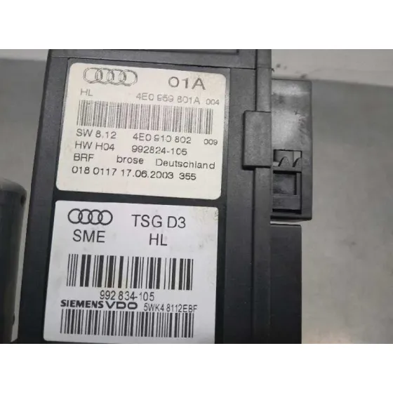 Motor Elevalunas Trasero Izquierdo para Audi A8 (4E2)