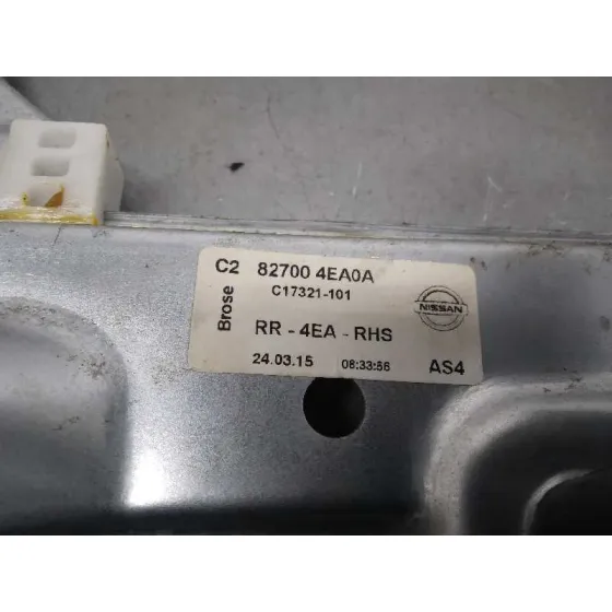 Elevalunas Trasero Derecho para Nissan Qashqai (J11)