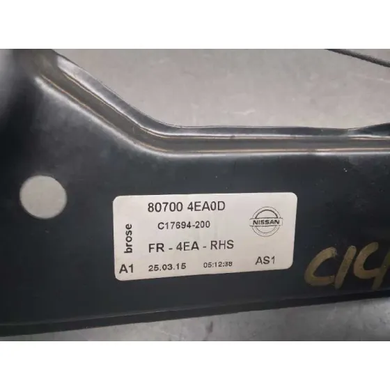 Elevalunas Delantero Derecho para Nissan Qashqai (J11)