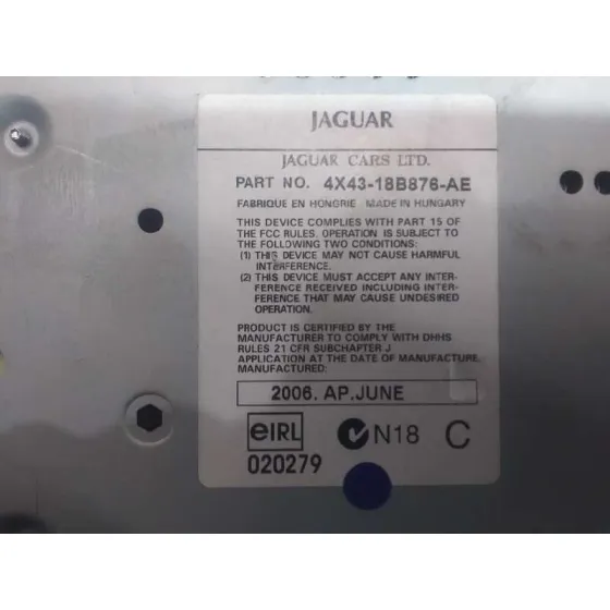 Sistema Audio / Radio Cd para Jaguar X-Type