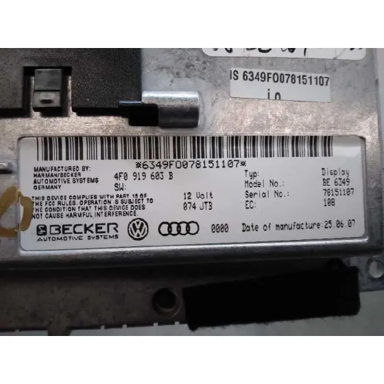 Sistema Navegacion Gps para Audi A6 Berlina (4F2)
