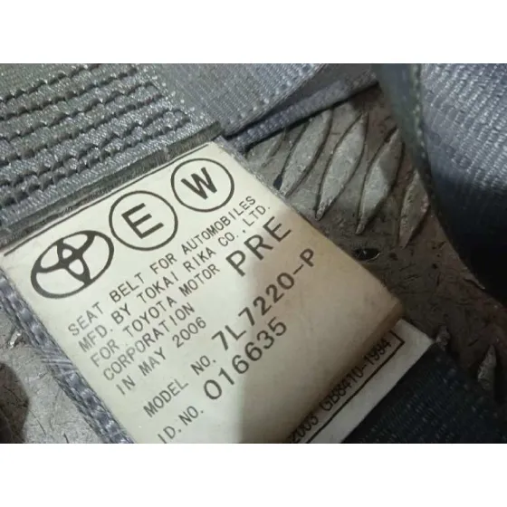 Cinturon Seguridad Delantero Derecho para Toyota Prius (Nhw20)