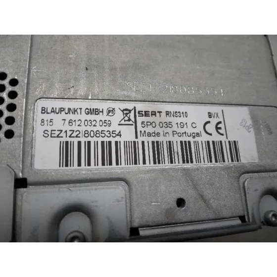 Sistema Navegacion Gps para Seat Altea (5P1)