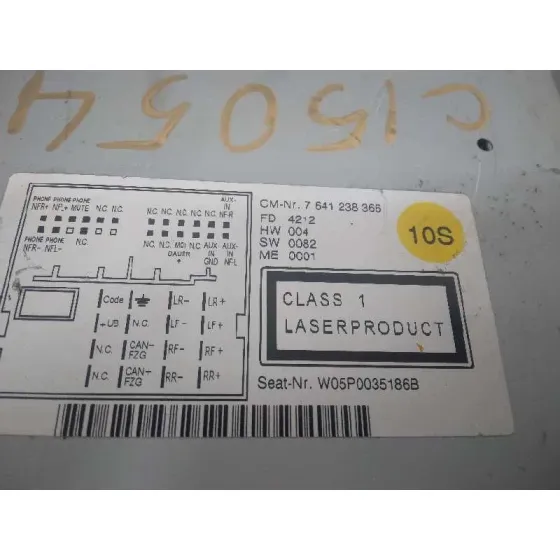 Sistema Audio / Radio Cd para Seat Leon (1P1)