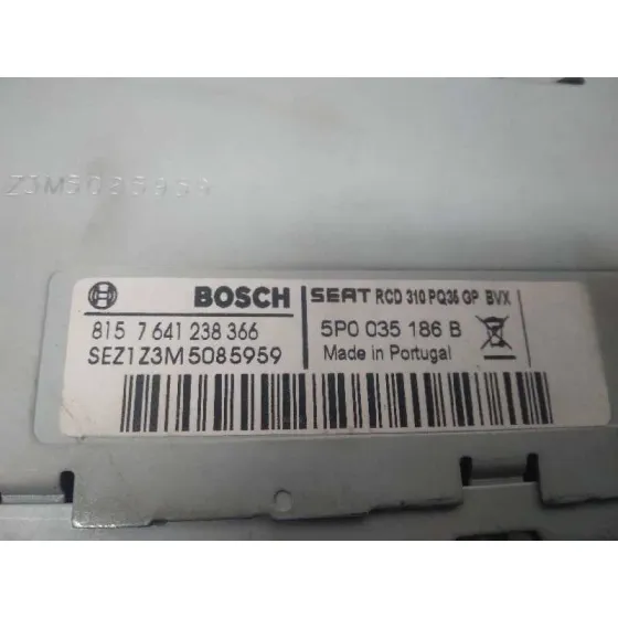 Sistema Audio / Radio Cd para Seat Leon (1P1)