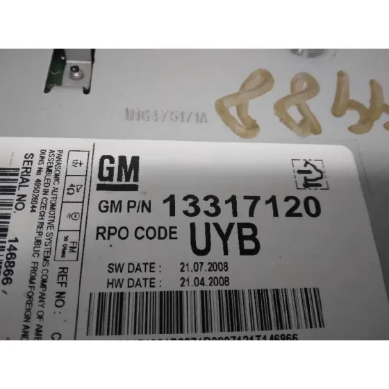 Sistema Audio / Radio Cd para Opel Insignia Berlina