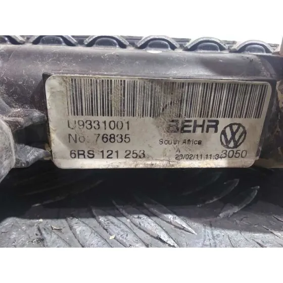 Radiador Agua para Volkswagen Polo (6R1)