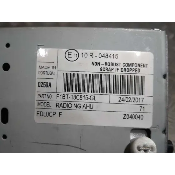 Sistema Navegacion Gps para Ford Tourneo Courier (C4A)