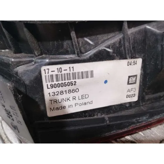 Piloto Trasero Derecho Interior para Opel Astra J Gtc