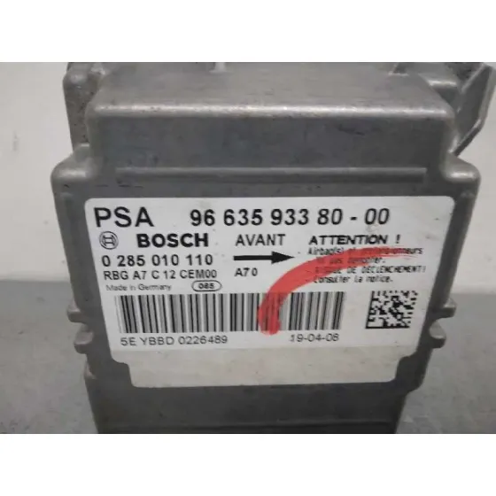Centralita Airbag para Peugeot 207