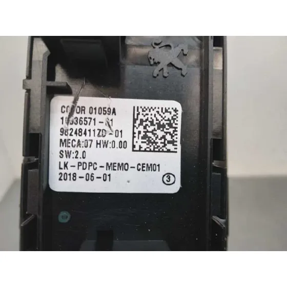 Mando Elevalunas Delantero Izquierdo para Peugeot 5008