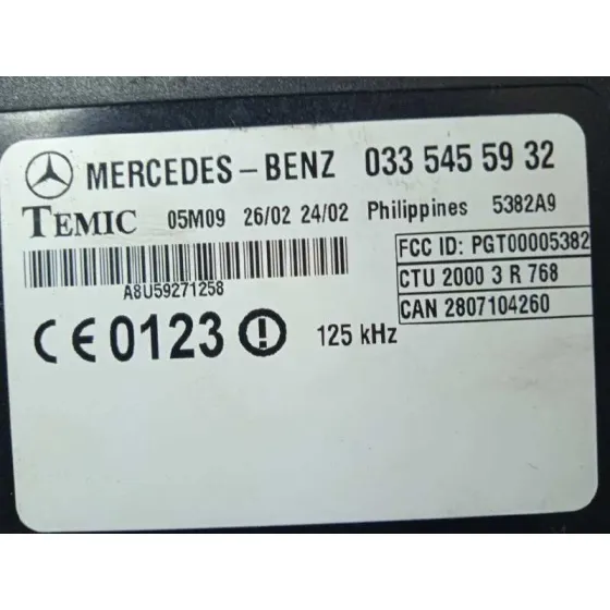Centralita Inmovilizador para Mercedes-Benz Sprinter 02.00 -> Caja Cerrada