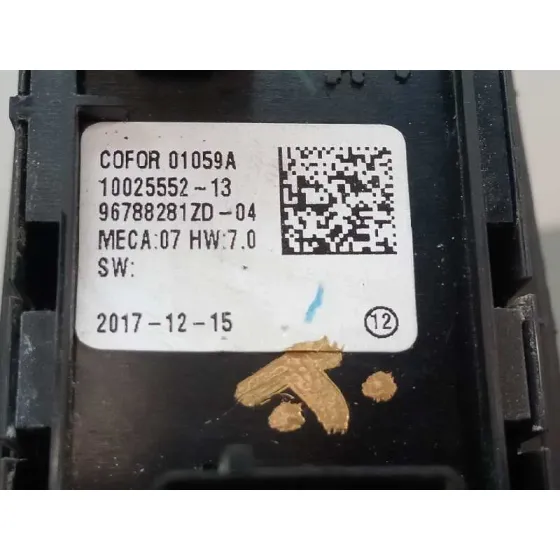 Mando Elevalunas Delantero Izquierdo para Citroën C4 Picasso