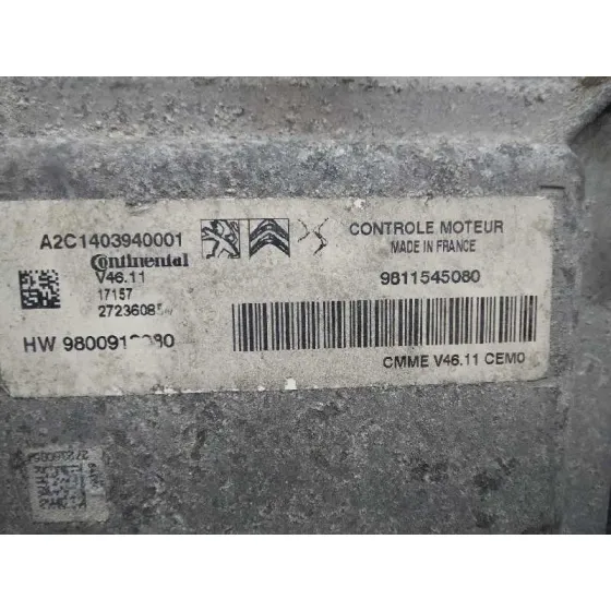 Centralita Motor Uce para Peugeot 2008 (--.2013->)