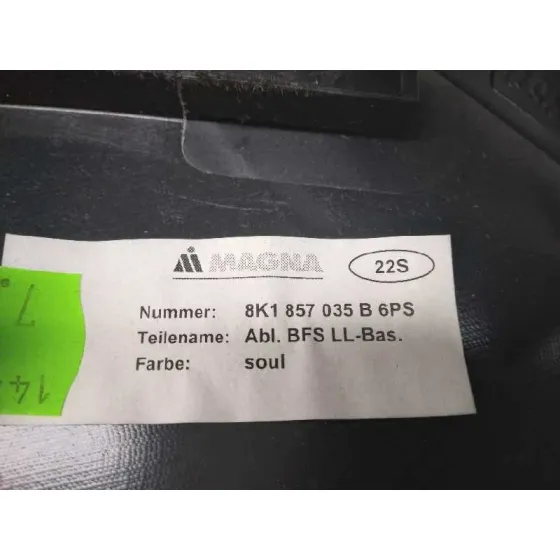 Guantera para Audi A5 Sportback (8T)