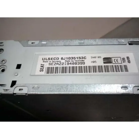 Sistema Audio / Radio Cd para Seat Ibiza (6J5)