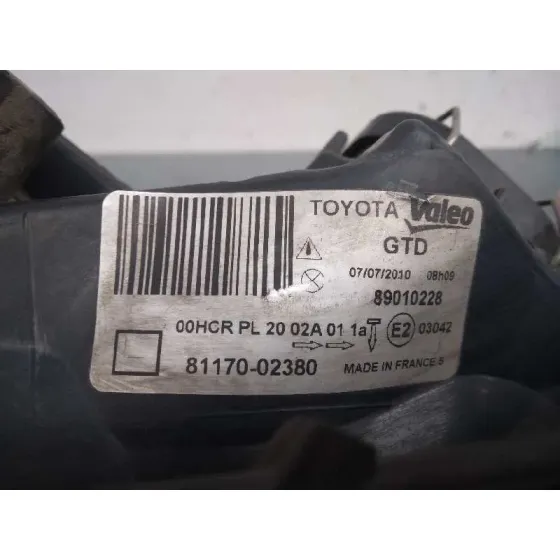 Faro Izquierdo para Toyota Corolla (E12)