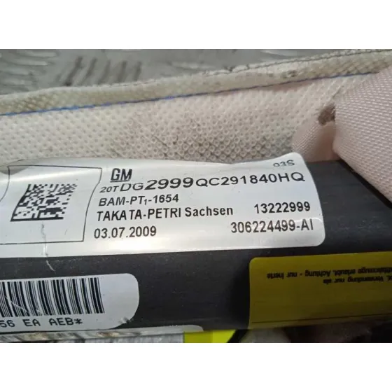 Airbag Cortina Delantero Derecho para Opel Insignia Berlina