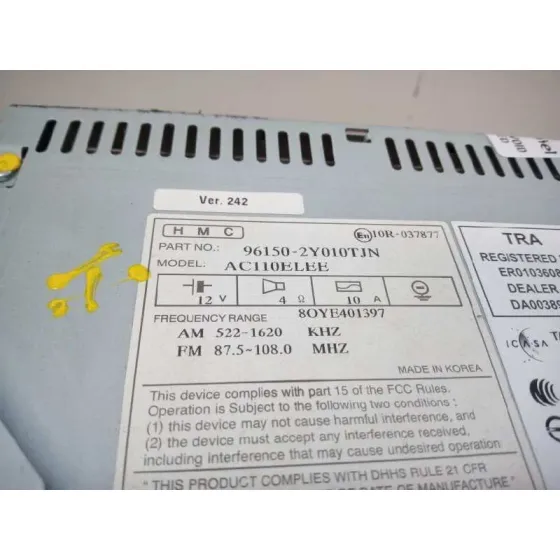 Sistema Audio / Radio Cd para Hyundai Ix35