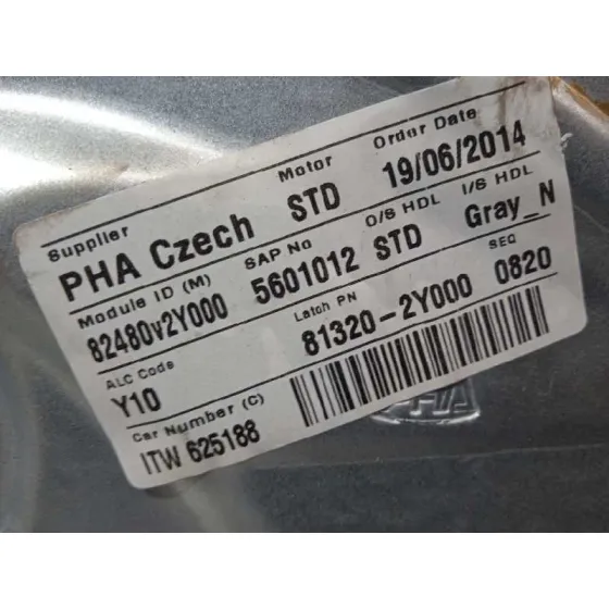 Elevalunas Delantero Derecho para Hyundai Ix35