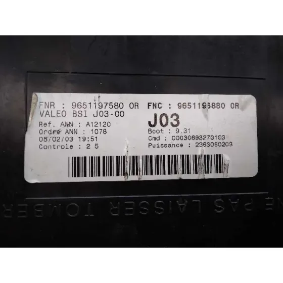 Centralita Bsi para Peugeot 307 (S1)