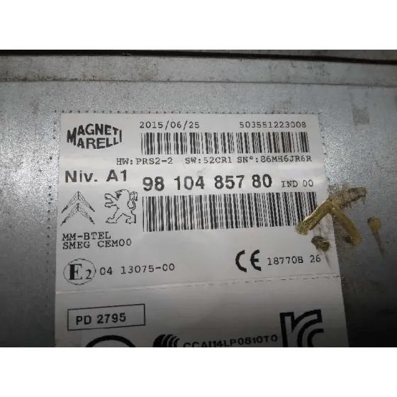 Sistema Audio / Radio Cd para Citroën C4 Picasso