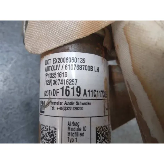 Airbag Cortina Delantero Izquierdo para Opel Astra J Lim.